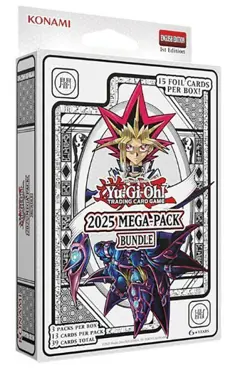 Yu-Gi-Oh 2025 Mega Pack Bundle (3 Packs per Tuck Box) Factory Sealed - Image 1