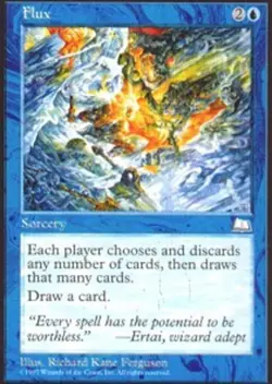 MTG magic cards 1x Flux Weatherlight Light Play, English - Image 1