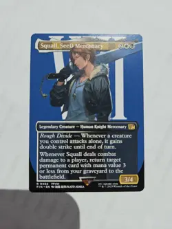 Magic The Gathering Final Fantasy Squall Seed Mercenary Regular Borderless - Image 1