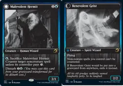 Light Play x 1 Malevolent Hermit // Benevolent Geist Innistrad: Double Feature - Image 1