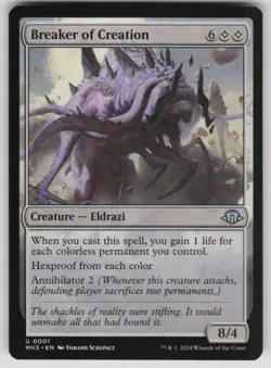 Breaker of Creation Uncommon Modern Horizons 3 1 MTG Near Mint 2024 - Image 1