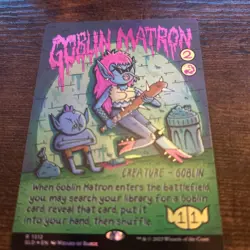Goblin Matron (Rainbow Foil) Secret Lair Drop Foil Wizard Of Barge - Image 5