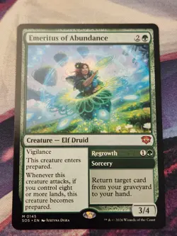 MTG Emeritus Of Abundance - Secrets Of Strixhaven NM - Image 1