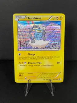 Pokemon TCG Thundurus 50/113 B&W Legendary Treasures Holo Rare LP - Image 1