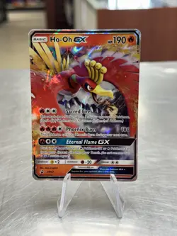 Pokemon TCG Ho-Oh GX SM57 Sun & Moon Promo Holo Basic 190 HP English - Image 1