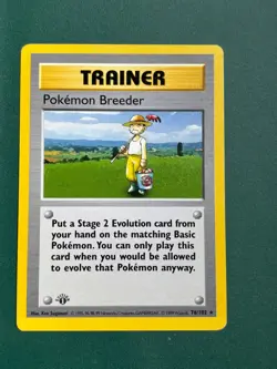 1999 Pokemon Game Pokemon Breeder 1st Edition #76 /A284 - Image 1