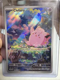CLEFAIRY 094/088 HOLO ILLUSTRATION RARE PERFECT ORDER POKEMON NEAR MINT - Image 1