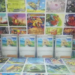 4x Lillie's Determination 192/217 UC Ascended Heroes Pokemon NM/M Playset x4 - Image 2