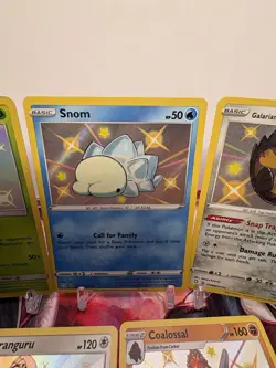 Pokemon Shining Fates & hidden Fates Shiny Lot of 5 Dartrix Snom Oranguru & More - Image 3