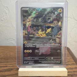 Pokemon TCG Pikachu 173/165 SV Scarlet & Violet 151 Illustration Rare - Image 1