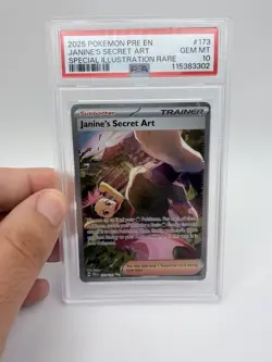 Janine's Secret Art 173/131 Prismatic Evolutions Holo Pokemon TCG PSA 10 - Image 1