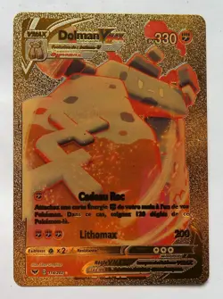 Carte Pokemon Dore - FRANCE - Neuf - dolman vmax - Image 1