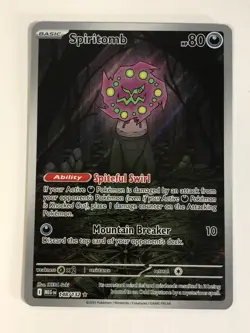 Pokemon TCG Mega Evolution IR Spritomb 148/132 Near Mint - Image 1