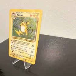 Wizards of the Coast Pokemon TCG Raichu 14/102 Base Set Holo Rare EN 1999 - Image 3