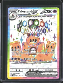 Palossand ex 221/191 Ultra Rare Surging Sparks Pokemon NM/M - Image 1