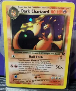 Pokemon TCG Team Rocket - Dark Charizard Holo Foil - 4/82 NM/LP - Image 1