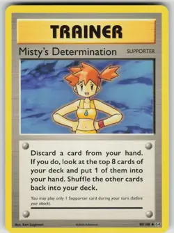 POKEMON MISTY'S DETERMINATION 80 UC EVOLUTIONS NM - Image 1