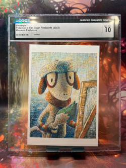 Smeargle Pokemon x Van Gogh Museum Postcards (2023) Museum Exclusive CGC 10 - Image 1