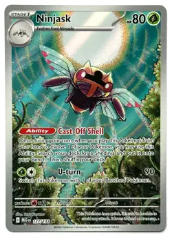 Ninjask 137/132 - Pokemon TCG - Mega Evolution Illustration Rare Holo - M/NM - Image 1