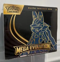 Mega Evolution: Lucario Elite Trainer Box - Factory Sealed Pokemon TCG - Image 1