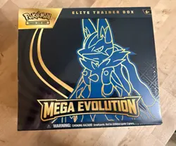Pokemon Mega Evolution ETB Elite Trainer Box Sealed Lucario - Image 1