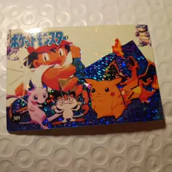 Holo Vintage Charizard Pikachu Mew 309 Vending Machine Prism Pokemon Sticker - Image 3