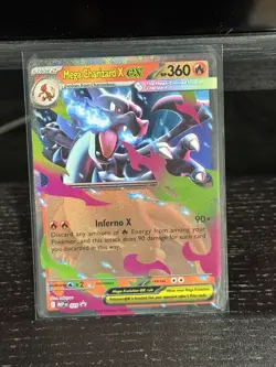 Pokemon TCG Mega Charizard X ex 029 Black Star Promo - NM - Image 1