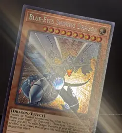 2018 YUGIOH LEGENDARY COLLECTION BLUE-EYES SHINING DRAGON LCKC-EN008 SECRET RARE - Image 4