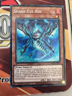 Snake-Eye Ash MP24-EN110 Prismatic Secret Rare 1st Edition NM Yugioh - Image 1