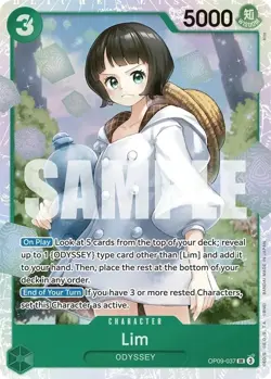 One Piece TCG op09-037 SUPER RARE (SR) Lim NM English - Image 1