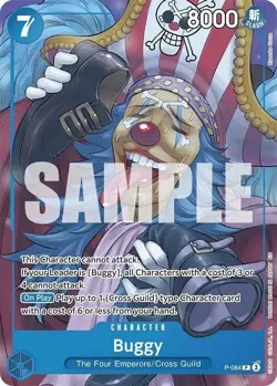 Buggy P-084 (Reprint) [Starter Deck: BLUE Buggy] - One Piece Card - Image 1