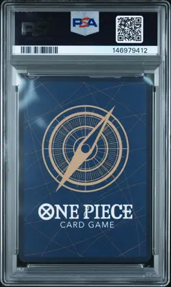 2025 ONE PIECE OP05 119 MONKEY D LUFFY ENGLISH 2ND ANNIVERSARY SET PROMO PSA 10 - Image 2
