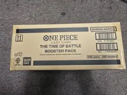 One Piece OP16 - The Time of Battle - English Sleeved Booster Pack Case - Image 1
