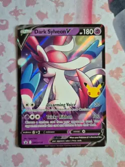 Dark Sylveon V SWSH134 Celebrations Ultra Rare Holo Promo Pokemon Card N/M - Image 1