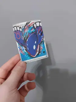 Kyogre Pokemon Custom Hand Painted Holo Pokemon Card - Unique OOAK Card - Image 3