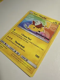 Ash's Pikachu Pokemon Trading Card SM108 Promo - Image 2