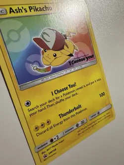 Ash's Pikachu Pokemon Trading Card SM108 Promo - Image 3