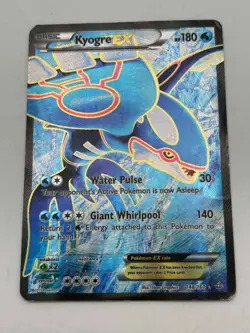Kyogre EX - 148/160 - Pokemon Primal Clash XY Full Art Ultra Rare Card HP/DMG - Image 1