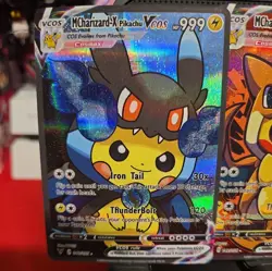 Pikachu MCharizard X + Y Pokemon Cute Cosplay Doujin ACG HOLO Card NM - Image 4