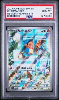 Pokemon Charmander SVP044 Obsidian Flames ETB Promo Card PSA 10 Gem Mint - Image 1