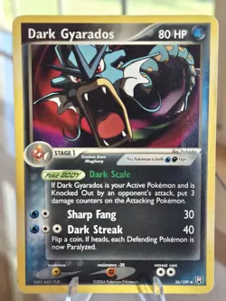 Pokemon Dark Gyarados TCG Card 36/109 HP - Image 1