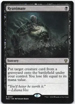 Reanimate Normal R Commander: Murders at Karlov Manor 137 NM - Image 1