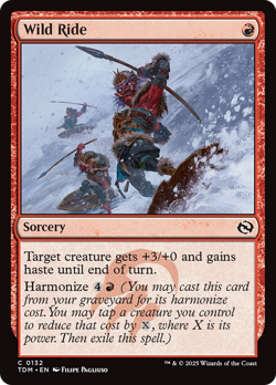 Wild Ride [Tarkir: Dragonstorm] Near Mint - Image 1