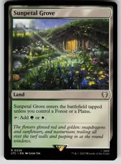 Sunpetal Grove Commander: The Lord of the Rings 336 MTG NM - Image 1