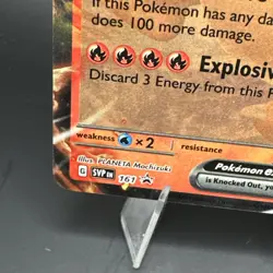 Pokemon TCG Charizard EX 161 Scarlet & Violet Black Star Promo Holo Card 2024 Nm - Image 2