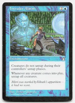 Intruder Alarm Rare Stronghold Magic: The Gathering Near Mint - Image 1