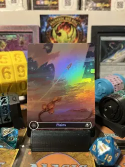 Plains (0262) (Borderless) Edge of Eternities Foil MTG - Image 1