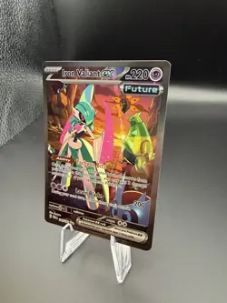 Pokemon Iron Valiant ex 249/182 Special Illustration Rare Paradox Rift SIR NM - Image 3