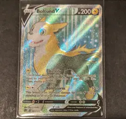 Pokemon TCG Boltund V Rebel Clash 181/192 Holo Full Art Ultra Rare - Image 1