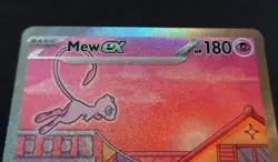 Pokemon Mew EX Black Star Promo TCG Card SVP053 151 NM - Image 3